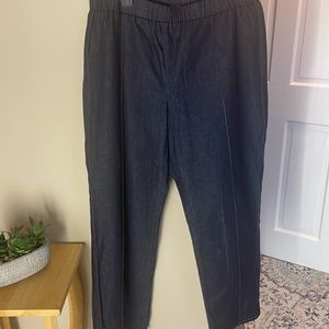 Nick & Sarah stretch waist dark wash jeans